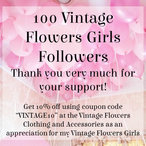 100 Vintage Flowers Followers